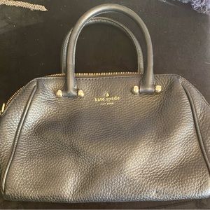 Kate Spade Black Leather Shoulder Bag